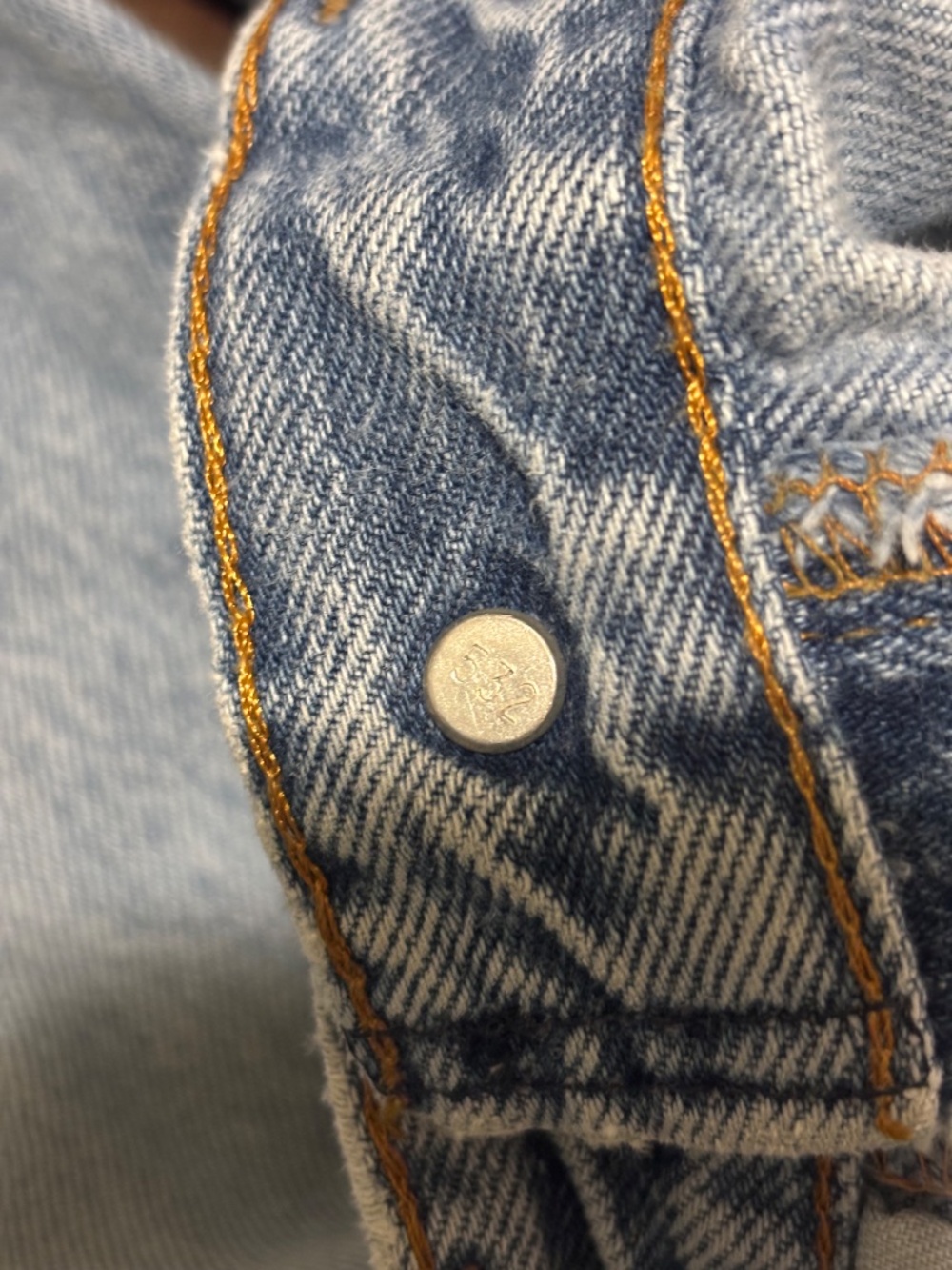 Vintage 80s 90s USA Levis 501 Jeans Actual 27x29 Distressed cone denim fade - Picture 14 of 16